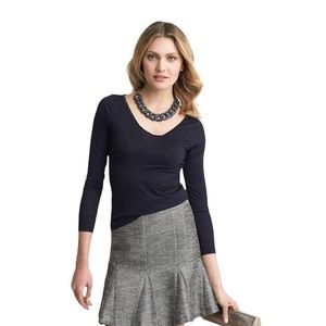 BANANA REPUBLIC The Fluted Shine Skirt Size 4
